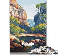 Kakadu National Park Australia Landscape Puzzles for Woodenboard Puzzles Great Gift for Adults 500pcs (52x38cm)