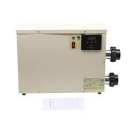 KAKAK 11KW AC Digital Swimming Pool Water Heater Thermostat Electric Heater For SPA Hot Tub Bath Adjustable Temperature With High Heating Efficiency(18KW 220)