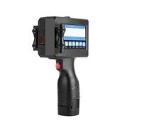 KAKAK 12.7/25.4mm Handheld Inkjet Printer For Barcode Batch Date Number Logo Expiry Date Coding Machine Non-encrypted 25 Languages for Text Barcode Date Time, etc(2 Cartridges-12.7mm)