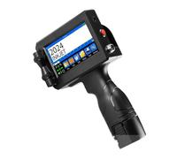 KAKAK 12.7/25.4mm Handheld Inkjet Printer With Fast-drying Cartridge Support 25 Languages for Text Barcode Date Time, etc(1 Cartridge-25.4mm)