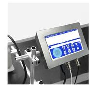 KAKAK 12.7/25.4mm Label Printer Online Inkjet Printer Computer QR Bar Batch Code Date Number Logo Expiry Date for Text Barcode Date Time, etc(25.4mm)