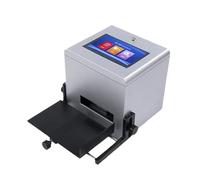 KAKAK 12.7mm/25.4mm Thermal Inkjet Printer, QR Barcode Batch Number Image Date Number Logo Expiry Date Desktop Inkjet Printer for Text Barcode Date(12.7mm-5inch screen)