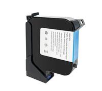 KAKAK 12.7MM 2588M Handheld Inkjet Printer Cartridge 12.7 Inkjet Printer Quick-drying Ink Cartridge for Text Barcode Date Time, etc(Black)
