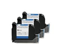 KAKAK 12.7mm Economy Online Handheld Inkjet Printer Cartridge Fast Drying Water-proof Solvent Black Ink for Text Barcode Date Time, etc(3PCS)