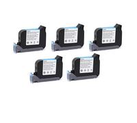 KAKAK 12.7mm Handheld Inkjet Printer 2588 Date Number Expiry Date Logo QR Bar Batch Code Expiry Date Label Printer 28 Languages for Text Barcode Date(Only 5pcs Black Ink)