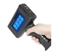 KAKAK 12.7mm Handheld Inkjet Printer Gun Portable For Metal Expiry Date Barcode QR Code Batch Numbers for Text Barcode Date Time, etc(Printer 3 black inks)