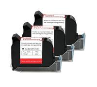 KAKAK 12.7mm Handheld Printer Ink Cartridge, Fast Dry Solvent 600DPI Thermal Inkjet Printer Black Ink Cartridge for Text Barcode Date(3PCS)
