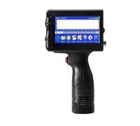 KAKAK 12.7mm Label Printer Batch Code Date Number QR Bar Logo Expiry Date P15 Handheld Inkjet Printer 28 Languages Portable for Text Barcode Date Time, etc(With 2 cartridges)