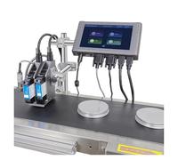 KAKAK 12.7mm Online Inkjet Printer Price Tag Machine Print Character Date QR Code Printing For Plastic Pipe Bottle for Text Barcode Date
