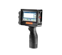 KAKAK 12.7mm Portable Handheld Inkjet Printer 4.3 Inch Smart Touch Screen For Plastics Metal Carton Box Barcode Logo Date for Text Barcode Date Time, etc(Printer with 1 ink)