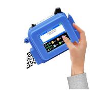 KAKAK 12.7mm Portable Mini Handheld Thermal Inkjet Printer Text QR Barcode Image Batch Number Logo Date Label Coder for Text Barcode Date(With 2 ink)