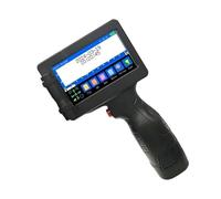 KAKAK 12.7MM Thermal Inkjet Printer Text QR Barcode Batch Number Logo Label Print Portable Printer With Fast-Drying Ink for Text Barcode Date Time, etc(With 1 ink)