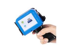 KAKAK 12.7mm Touch Screen QR Bar Batch Code Date Logo Expiry Label Portable Mini Handheld Jet Thermal Inkjet Printer for Text Barcode Date Time, etc