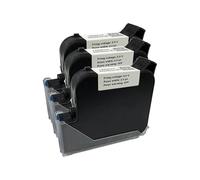 KAKAK 1309S 25.4mm Online Handheld Inkjet Printer Ink Cartridge, Fast Drying Water-proof Solvent Black Ink for Text Barcode Date(3PCS)