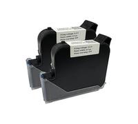 KAKAK 1309S 25.4mm Online Handheld Inkjet Printer Ink Cartridge, Fast Drying Water-proof Solvent Black Ink for Text Barcode Date(2PCS)