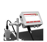 KAKAK 150Pro 12.7mm Online Printer Thermal Inkjet Printer QR Barcode Batch Number Logo Expiry Date Printing Machine for Text Barcode Date Time, etc(Without ink)