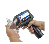 KAKAK 1760PLUS 12.7/25.4MM Portable Handheld Inkjet Printer With Fast-Drying Ink Text QR Barcode Batch Number Logo Label Printer for Text Barcode Date(25.4mm with 2 ink)