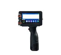 KAKAK 1760PLUS 12.7MM Thermal Inkjet Printer Text QR Barcode Batch Number Logo Label Print Portable Printer With Fast-Drying Ink for Text Barcode Date(With 2 ink)