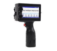 KAKAK 25.4mm Date Inkjet Printer Number Logo Text Barcode QR Code Coder Handheld Machine for Text Barcode Date Time, etc(25.4mm-with 1 ink)
