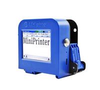 KAKAK 25.4mm Portable Label Inkjet Printer Large Character Mini Handheld Coder Production Date Barcode Logo Print Permanent Ink for Text Barcode Date Time, etc(Printer-HD Black Ink)