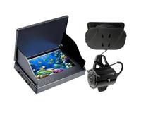 KAKAK 4.3/5 Inch Underwater Fishing Camera LCD Monitor Display 5000mAH IP68 Waterproof Fish Finder Winter Fishing Camera Set Suitable For Low Visibility(4.3in 20m)