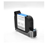 KAKAK 42ml 12.7mm Fast Dry Black Sovent Ink Cartridge JS10M JS12M Replaced For 2.5 Domino Handheld Printer for Text Barcode Date Time, etc(Black)
