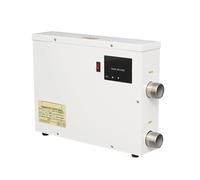 KAKAK 5.5KW-11KW Electric Swimming Spa Heater Hot Tub Water Thermostat With Touch Screeen For Above Ground Inground Pool Bathtub With High Heating Efficiency(6KW)