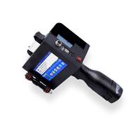 KAKAK 5cm Large Character Handheld Inkjet Printer Portable Pattern Label Coder Printing Machine Solvent Quick-drying for Text Barcode Date Time, etc