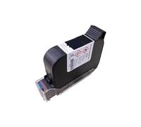 KAKAK Black Fast Dry Solvent Based Ink Cartridge For Online TIJ 12.7 Inkjet Printer for Text Barcode Date Time, etc