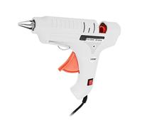 KAKAK Crafting Melting Glue Gun, 100W Hot Melt Glue Gun, High Temp Heater Mini Industrial Gun, No Glue Leakage With 20pcs 11mm Glue Sticks for DIY Arts Quick Home Repairs(Glue Gun)