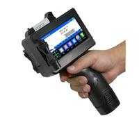 KAKAK E15-1 25.4mm Portable Handheld Inkjet Printer Text QR Barcode Image Batch Number Logo Expire Date Label Coding Machine for Text Barcode Date(Without ink)