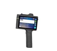 KAKAK Handheld Inkjet Printer Portable Printer Gun For Production Expiry Date Barcode Batch Number QR Code With Fast Dry Ink Cartridge for Text Barcode Date Time, etc(Printer with 2 inks)