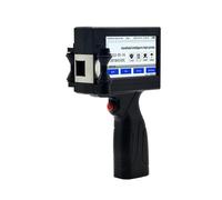 KAKAK Handheld Inkjet Printer Portable Small Production Date Shelf Life Batch Number Coding Machine Fadeless Printing for Text Barcode Date Time, etc(1 printer 2 ink)