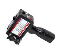 KAKAK Handheld Pipeline Inkjet Printer Steel Pipe And Cable Production Date And Batch Number Encoding Machine for Text Barcode Date Time, etc(Printer-HD Black Ink)