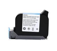 KAKAK High Adhesion Solvent Quick-drying Ink Cartridge Suitable For Inkjet Printer Non-encrypted General Model for Text Barcode Date Time, etc(Red)