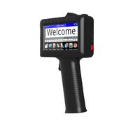 KAKAK Inkjet Printer Label Printer Character Date QR Code Pipe Sticker Printer For Packing Production for Text Barcode Date Time, etc(Printer x1 black ink)