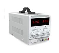 KAKAK Linear Dc Power Supply Variable, 30V 10A Adjustable Switching Regulated DC Bench Linear Power Supply With Leads 3 LED Digital Display for Laboratory,Test Faulty Motor,Repair