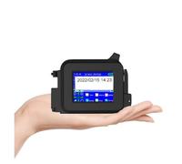 KAKAK Mini Hand-held Label Inkjet Printer Portable Intelligent Small Production Date Two-dimensional Code Machine for Text Barcode Date(Printer-1 Ink)