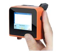 KAKAK Mini Handheld Inkjet Printer 12.7mm For QR Barcode Batch Date Number Logo Expiry Date Coding Machine 25 Languages for Text Barcode Date Time, etc(Non Cartridge)