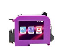KAKAK Mini Handheld Portable Label Printer Production Date QR Code Bottle Cap Packaging Non-fading Coding Machine for Text Barcode Date(Printer-3 Ink)