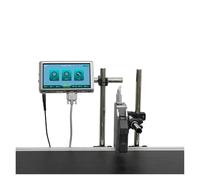 KAKAK Online Inkjet Printer With 6.5inch Capacitive Screen High Resolution QR Barcode Batch Number Logo Date Printer for Text Barcode Date Time, etc(1 Print Head NO Ink)