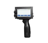 KAKAK Portable Handheld Inkjet Printer 600DPI 24 Language Expiry Date Hand Gun Printer 12.7mm Barcode Coding Machine for Text Barcode Date Time, etc(Printer with 1 ink)