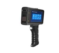 KAKAK Portable Handheld Inkjet Printer For Batch Number Barcode UV QR Code Logo Textile Hand Date Printer Label Coding Machine for Text Barcode Date Time, etc(With 2 black inks)