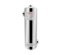 KAKAK Stainless Steel Pool Heat Exchanger 485x134mm Swimming Pool & Spa Heat Transfer Unit For Bathtubs, SPA With High Heating Efficiency