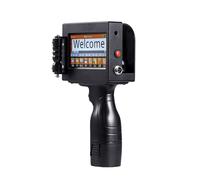 KAKAK Thermal Handheld Inkjet Printer Printing Machine Online Inkjet Batch Code Portable Printer Handheld Inkjet Printer Gun Expiry Date Bag for Text Barcode Date Time, etc