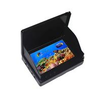 KAKAK Underwater Ice Fishing Camera Video, Fish Finder, Sunvisor IR 150 Degrees Angle, 4.3 "LCD, 15m, 1000TVL Suitable For Low Visibility