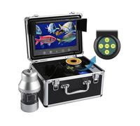 KAKAK Underwater Winter Fishing 9" Large Color Screen 1000TVL Fish Finder 360° Horizontal Rotation Waterproof Camera 30M Cable Suitable For Low Visibility