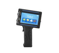 KAKAK Y130 12.7MM Date Coding Machine Portable Printer Printing Thermal Handheld Inkjet Printer for Text Barcode Date Time, etc(Printer A12 ink)