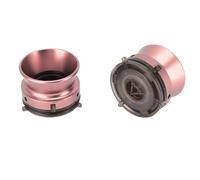 KAKAKE 1 Pair Aluminum Alloy NAB Hub Adapters 1/4 10 Inch Opener with Lock, Universal Loading Device for Reel To Reel Tape Recorder, Fit for Users (Pink)