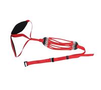 KAKAKE 240lbs Latex Pull Up Assistance Band Adjustable Force Pull Up Assist Band System with Protective Sleeve, Suitable for Home Gym Workout, Nylon Aluminum Alloy Material, Ideal for Men Women (Red)
